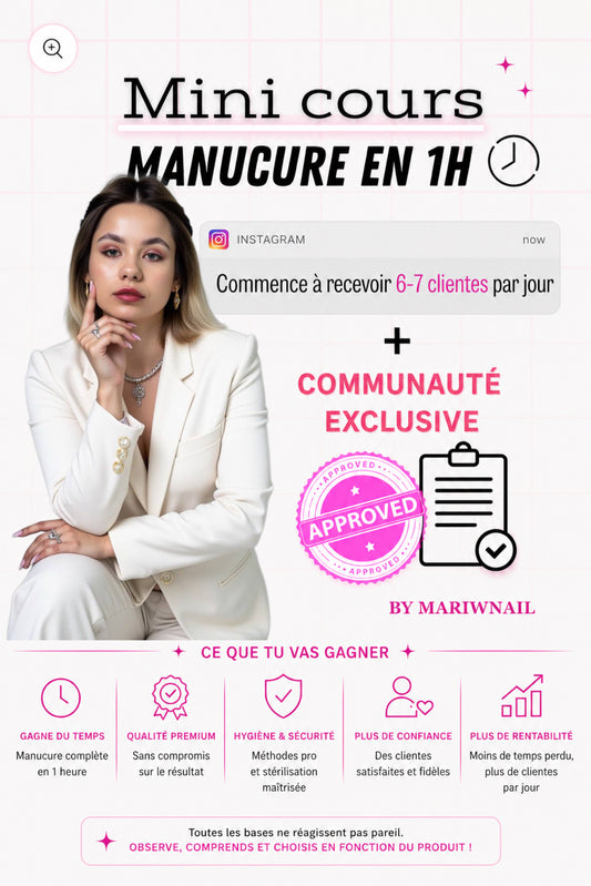 Mini Cours "Manucure en 1 heure" + Communauté exclusive
