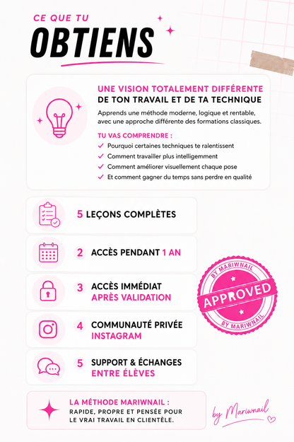Mini Cours "Manucure en 1 heure" + Communauté exclusive