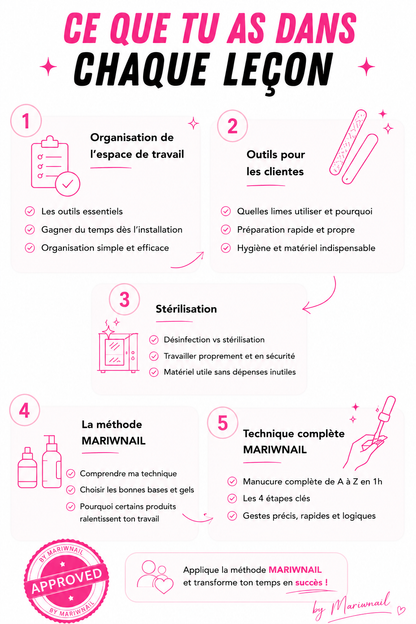 Mini Cours "Manucure en 1 heure" + Communauté exclusive