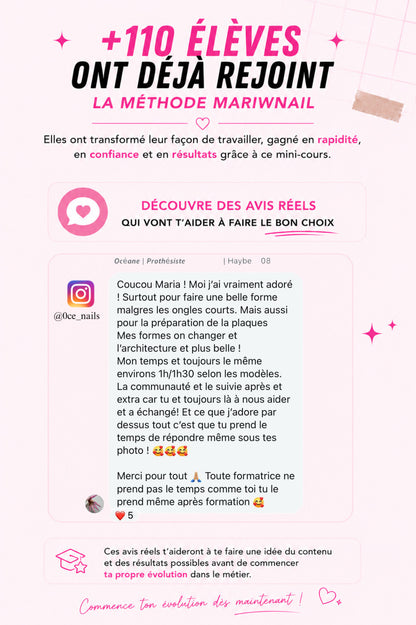 Mini Cours "Manucure en 1 heure" + Communauté exclusive