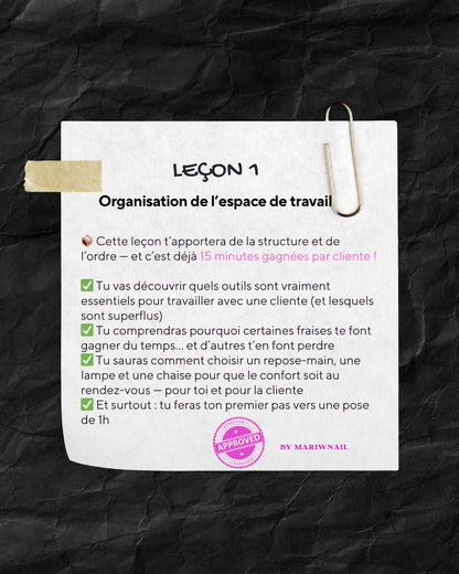 Mini Cours "Manicure en 1 heure" + Communauté exclusive