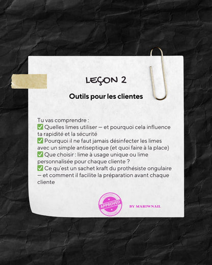 Mini Cours "Manicure en 1 heure" + Communauté exclusive