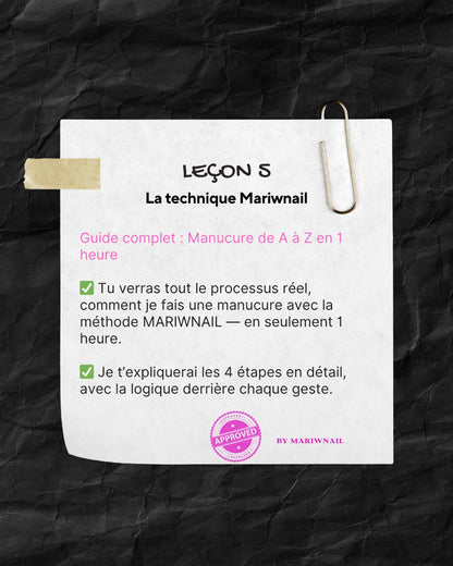 Mini Cours "Manicure en 1 heure" + Communauté exclusive